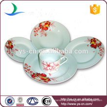 Pratos de cerâmica chinesa elegante pratos brancos